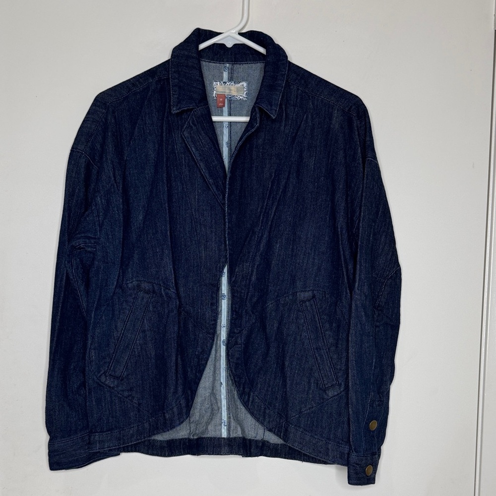 Pilcro Women's Dark Blue Jean Jacket